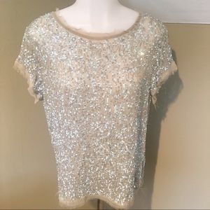 All Saints Women’s Hand Embellished Top Tunic SZ 6